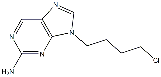 9-(4-Chlorobutyl)-9H-purin-2-amine Struktur