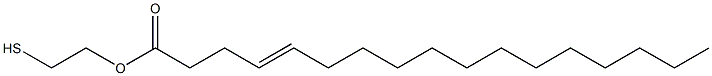 4-Heptadecenoic acid 2-mercaptoethyl ester Struktur