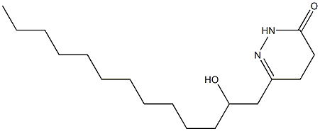 4,5-Dihydro-6-[2-hydroxytridecyl]pyridazin-3(2H)-one Struktur