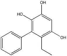 5-Ethyl-6-phenylbenzene-1,2,4-triol Struktur