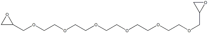 2,2'-[Ethylenebis(oxyethyleneoxyethyleneoxymethylene)]bis(oxirane) Struktur
