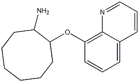 2-(quinolin-8-yloxy)cyclooctan-1-amine Struktur