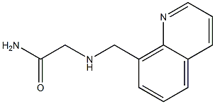 2-[(quinolin-8-ylmethyl)amino]acetamide Struktur