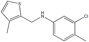 3-chloro-4-methyl-N-[(3-methylthiophen-2-yl)methyl]aniline
