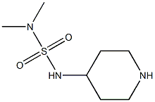 dimethyl(piperidin-4-ylsulfamoyl)amine Structure