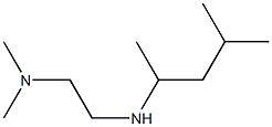 N'-(1,3-dimethylbutyl)-N,N-dimethylethane-1,2-diamine Struktur