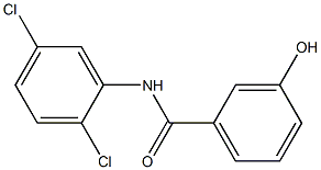 N-(2,5-dichlorophenyl)-3-hydroxybenzamide Struktur