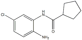 N-(2-amino-5-chlorophenyl)cyclopentanecarboxamide Struktur