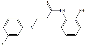 N-(2-aminophenyl)-3-(3-chlorophenoxy)propanamide Struktur