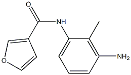 N-(3-amino-2-methylphenyl)-3-furamide Struktur