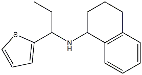 N-[1-(thiophen-2-yl)propyl]-1,2,3,4-tetrahydronaphthalen-1-amine Struktur