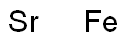 Iron strontium Struktur