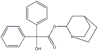 L-Quinuclidinyl benzilate Struktur