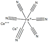 Cesium cerium hexacyanoferrate(II)