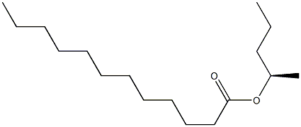 (-)-Lauric acid (R)-1-methylbutyl ester Struktur