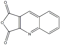 2,3-quinolinedicarboxylic anhydride Struktur