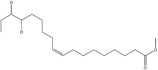 Oleic Acid-15,16-D2 Methyl Ester Struktur