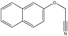 (2-NAPHTHYLOXY)ACETONITRILE, , 结构式