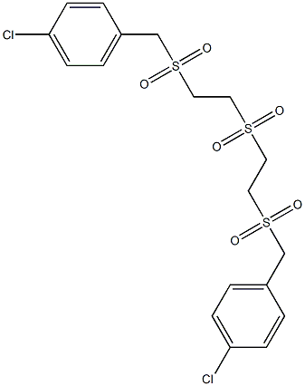 1-chloro-4-({[2-({2-[(4-chlorobenzyl)sulfonyl]ethyl}sulfonyl)ethyl]sulfonyl}methyl)benzene