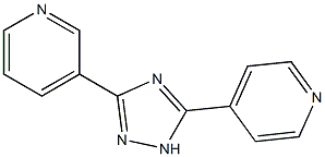 3-[5-(4-pyridyl)-1H-1,2,4-triazol-3-yl]pyridine Structure