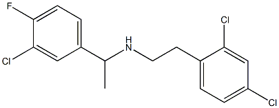[1-(3-chloro-4-fluorophenyl)ethyl][2-(2,4-dichlorophenyl)ethyl]amine
