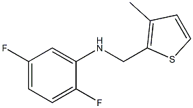 2,5-difluoro-N-[(3-methylthiophen-2-yl)methyl]aniline Struktur