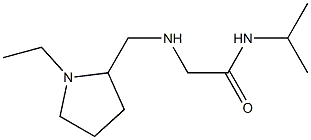 2-{[(1-ethylpyrrolidin-2-yl)methyl]amino}-N-(propan-2-yl)acetamide Struktur