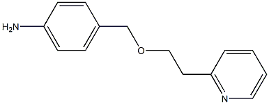 4-{[2-(pyridin-2-yl)ethoxy]methyl}aniline Structure