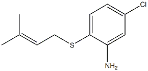 5-chloro-2-[(3-methylbut-2-en-1-yl)sulfanyl]aniline