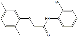N-(2-aminophenyl)-2-(2,5-dimethylphenoxy)acetamide Struktur