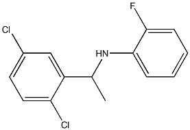 N-[1-(2,5-dichlorophenyl)ethyl]-2-fluoroaniline Structure