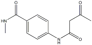 N-methyl-4-(3-oxobutanamido)benzamide Structure