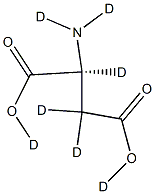 L-Aspartic  acid-d7 Struktur