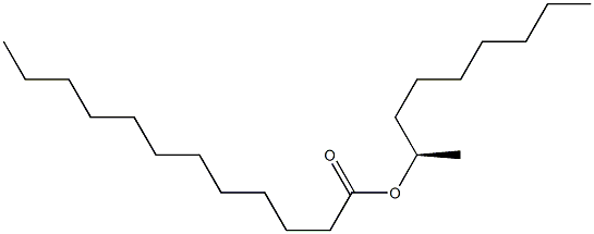 (-)-Lauric acid [(R)-nonane-2-yl] ester Struktur