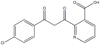 2-[3-(4-Chlorophenyl)-1,3-dioxopropyl]pyridine-3-carboxylic acid