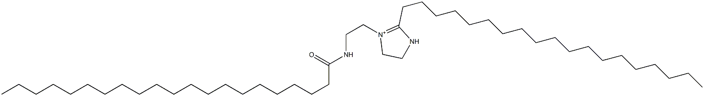 1-[2-(Henicosanoylamino)ethyl]-2-nonadecyl-1-imidazoline-1-ium Struktur