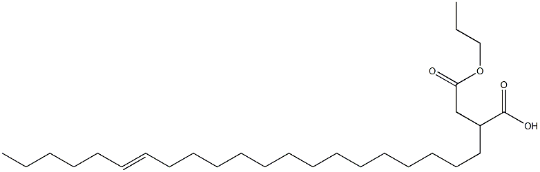 2-(15-Henicosenyl)succinic acid 1-hydrogen 4-propyl ester Struktur
