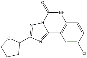 9-Chloro-2-[(tetrahydrofuran)-2-yl][1,2,4]triazolo[1,5-c]quinazolin-5(6H)-one