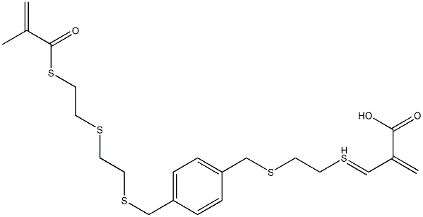 Thiomethacrylic acid S-[2-[4-[2-[2-(methacryloylthio)ethylthio]ethylthiomethyl]benzylthio]ethyl] ester