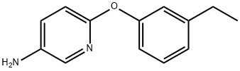 6-(3-ethylphenoxy)pyridin-3-amine Structure