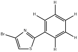 4-Bromo-2-(phenyl-d5)-thiazole Struktur
