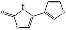 2-Hydroxy-4-(3-thienyl)thiazole Struktur