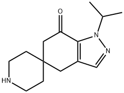 1-isopropyl-1,4-dihydrospiro[indazole-5,4'-piperidin]-7(6H)-one