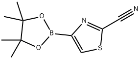 4-(4,4,5,5-tetramethyl-1,3,2-dioxaborolan-2-yl)thiazole-2-carbonitrile|4-(4,4,5,5-四甲基-1,3,2-二氧杂硼烷-2-基)噻唑-2-甲腈