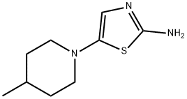 2-Amino-5-(4-methylpiperidino)thiazole Struktur