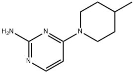 2-Amino-4-(4-methylpiperidino)pyrimidine Struktur