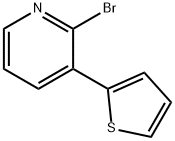 2-Bromo-3-(2-thienyl)pyridine Structure