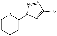 4-Bromo-1-(oxan-2-yl)-1H-1,2,3-triazole Struktur