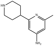 4-Amino-2-methyl-6-(piperidin-4-yl)pyridine|