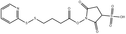 2,5-Dioxo-1-(4-(pyridin-2-yldisulfanyl)butanoyloxy)pyrrolidine-3-sulfonic acid|SPDB-SULFO